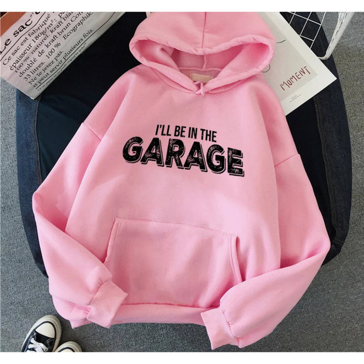 Dams Huvtröja med Kreativ Garage Motiv Mirla-Eva Jonsson
