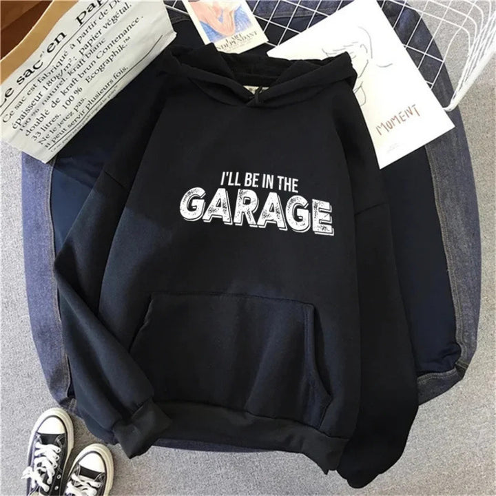 Dams Huvtröja med Kreativ Garage Motiv Mirla-Eva Jonsson