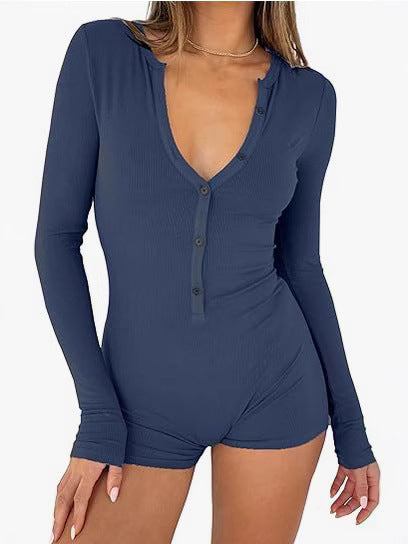 Dams Jumpsuit med elegant ribbstruktur Eva Jonsson-Eva Jonsson