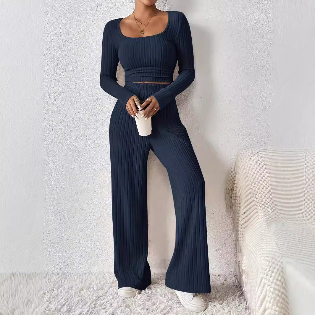 Dams Loungewear-set med elegant strukturerad design Eva Jonsson-Eva Jonsson