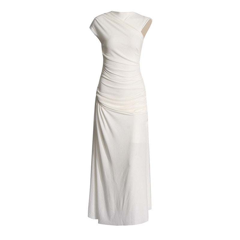 Dams Maxi dress with innovative wrap design and elegant draping Mirla-Eva Jonsson