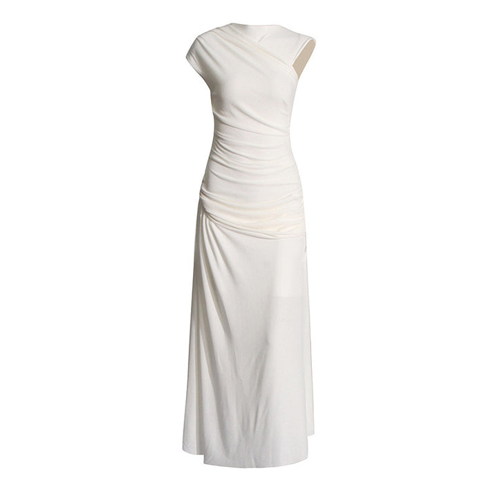 Dams Maxi dress with innovative wrap design and elegant draping Mirla-Eva Jonsson