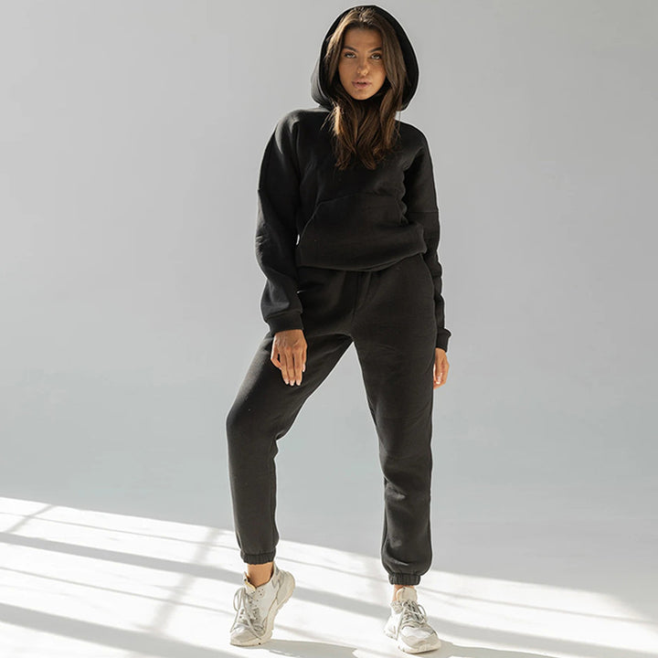Dams Oversized Hoodie och Joggingbyxor Set Mirla-Eva Jonsson