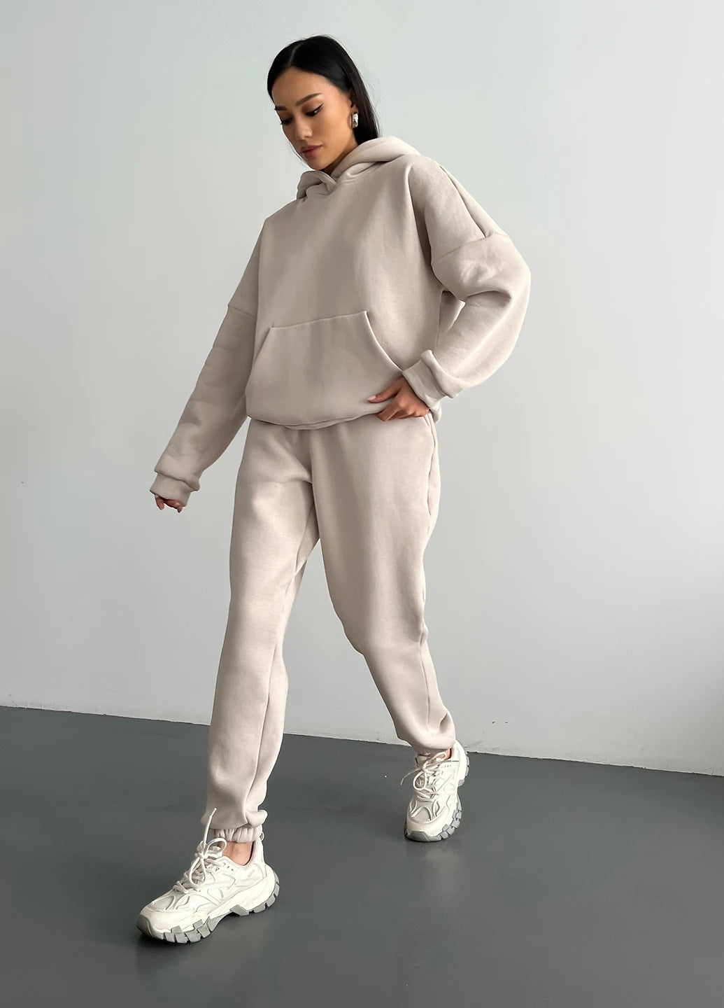 Dams Oversized Hoodie och Joggingbyxor Set Mirla-Eva Jonsson