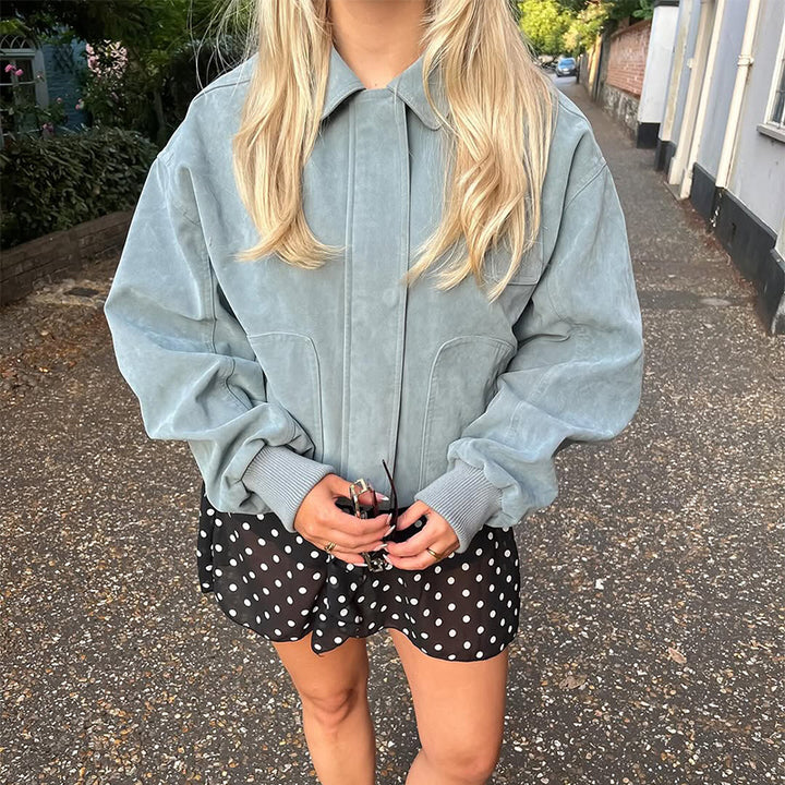 Dams Oversized Mockaskinnjacka Mirla-Eva Jonsson