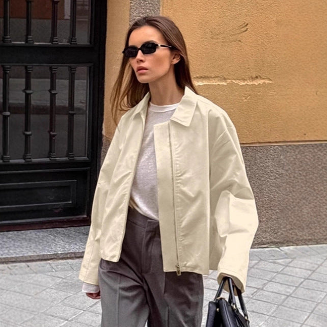 Dams Oversized Utility-jacka med modernt zip-design Eva Jonsson-Eva Jonsson