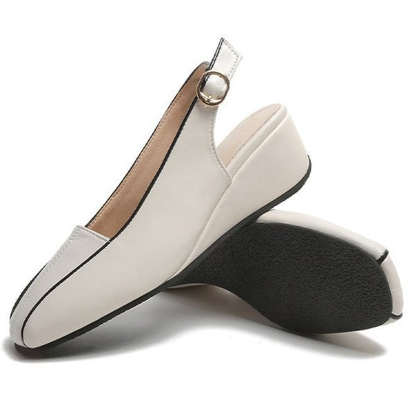 Dams Slingback-wedges med Elegant Rem och Modernt Design Mirla-Eva Jonsson