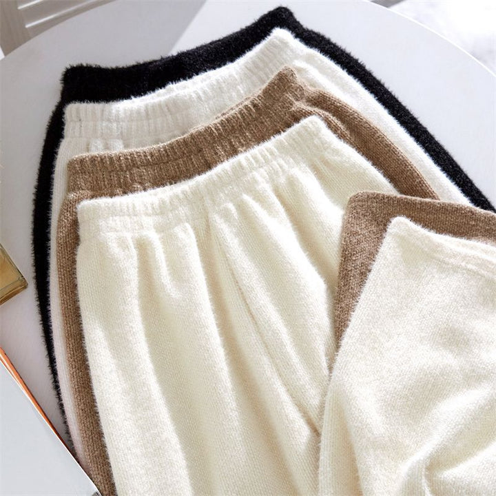 Dams Soft Fleece Byxor med Elastisk Midja Mirla-Eva Jonsson