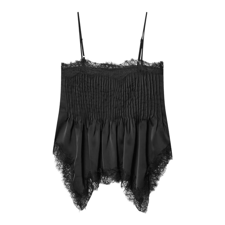 Dams Spets-Camisole med elastisk detalj och flytande snitt Mirla-Eva Jonsson
