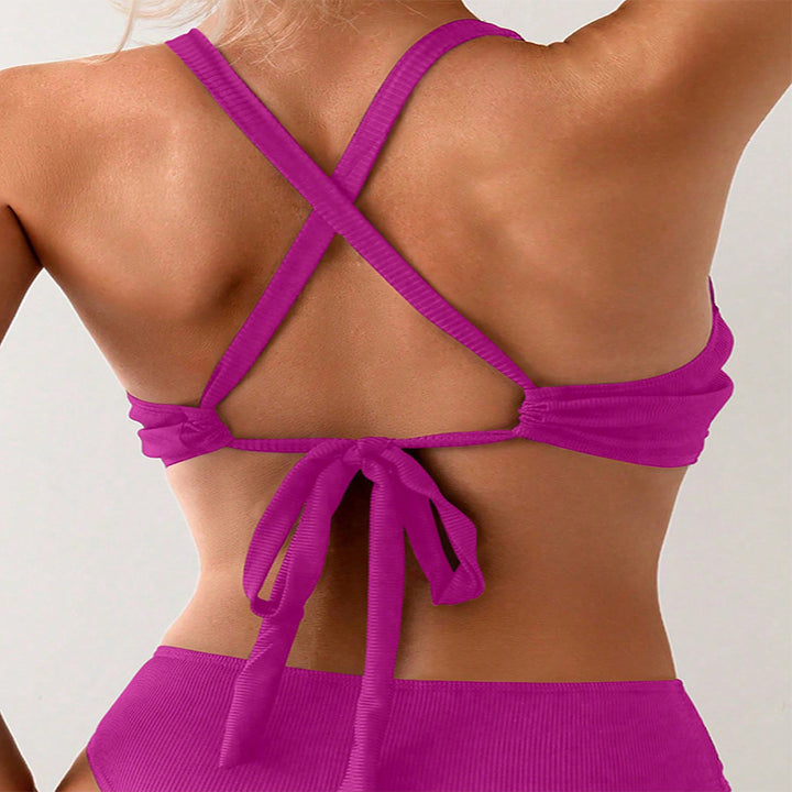 Dams Sport-Bikini-Topp med snyggt korsettdesign Mirla-Eva Jonsson