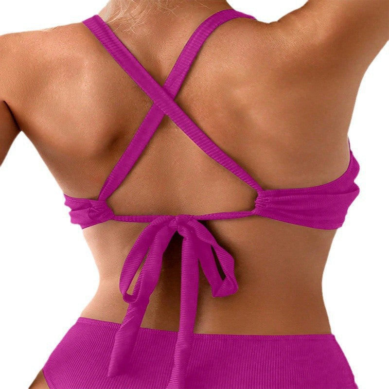 Dams Sport-Bikini-Topp med snyggt korsettdesign Mirla-Eva Jonsson