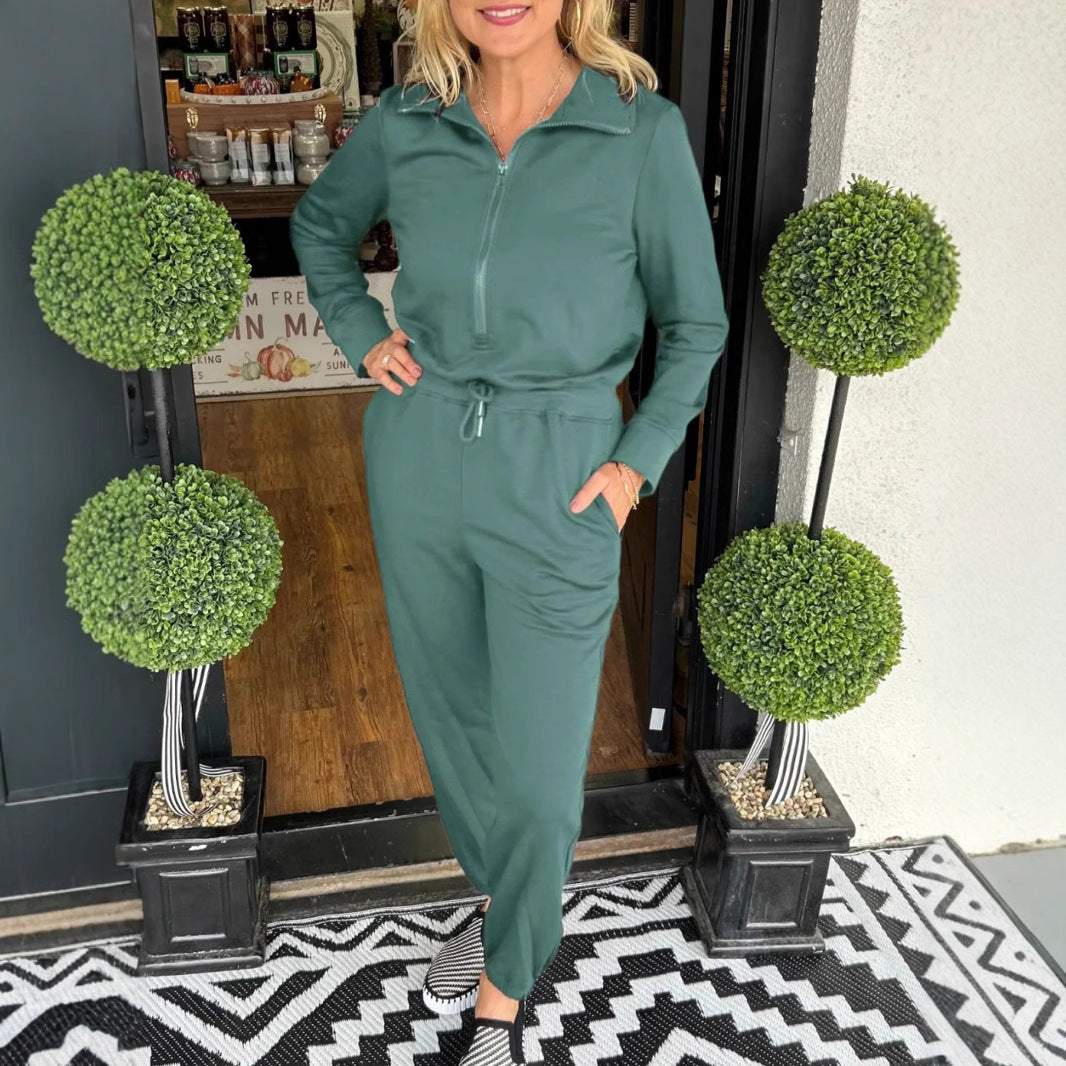 Dams Sportset med modern dragkedja och elastisk midja Eva Jonsson-Eva Jonsson