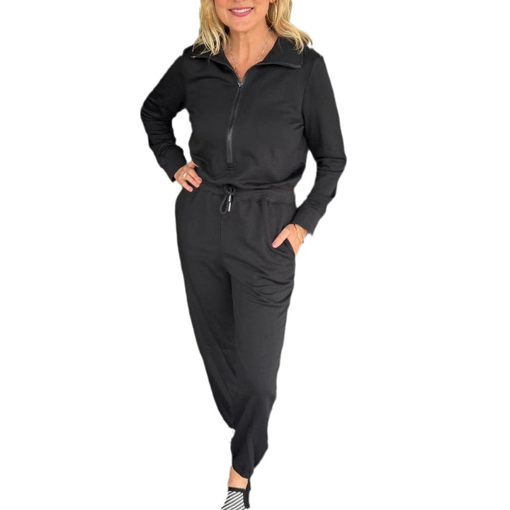 Dams Sportset med modern dragkedja och elastisk midja Eva Jonsson-Eva Jonsson