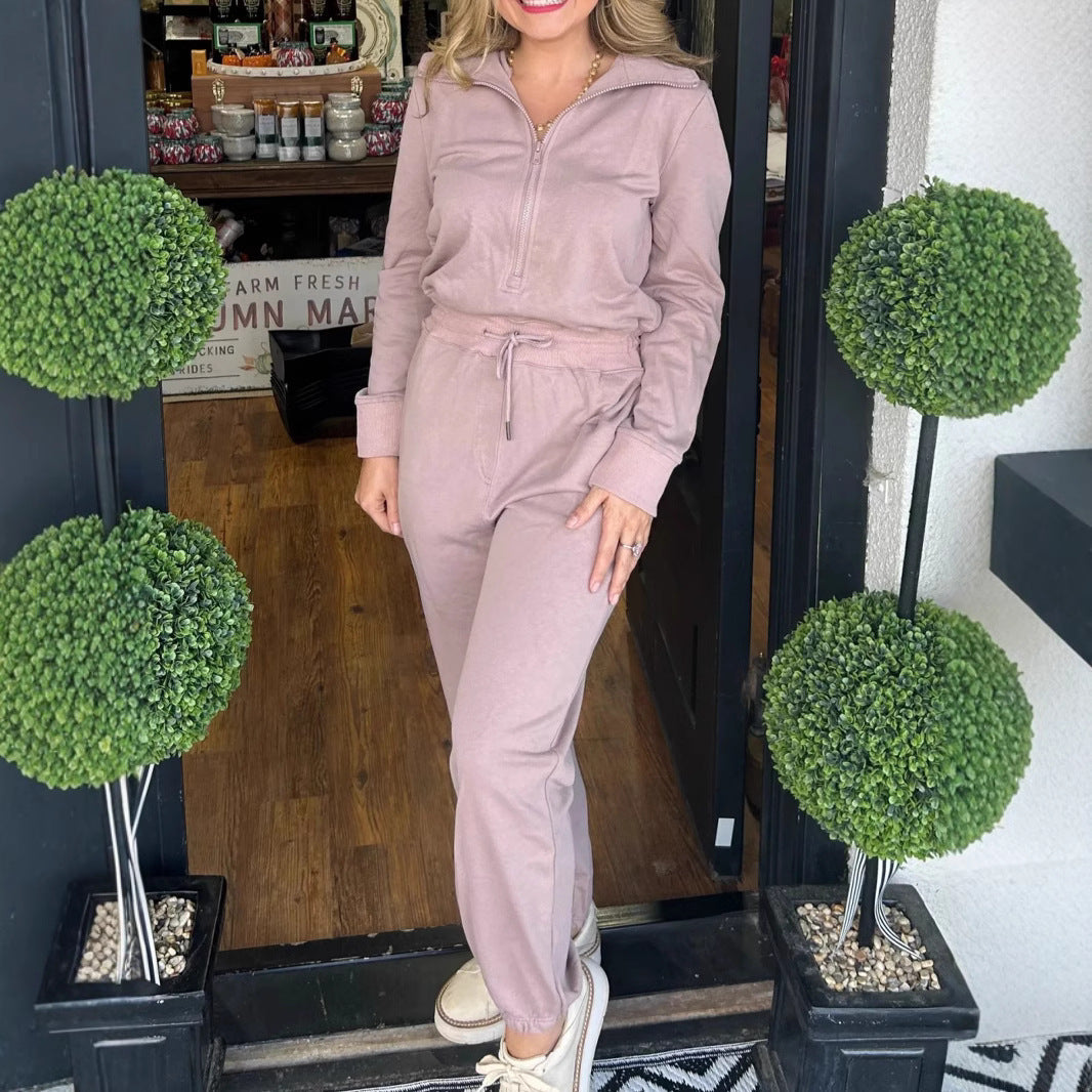 Dams Sportset med modern dragkedja och elastisk midja Eva Jonsson-Eva Jonsson