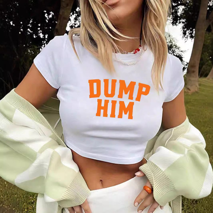 Dams T-shirt med glittrande diskokula-motiv och samtida slinga-detail Mirla-Eva Jonsson