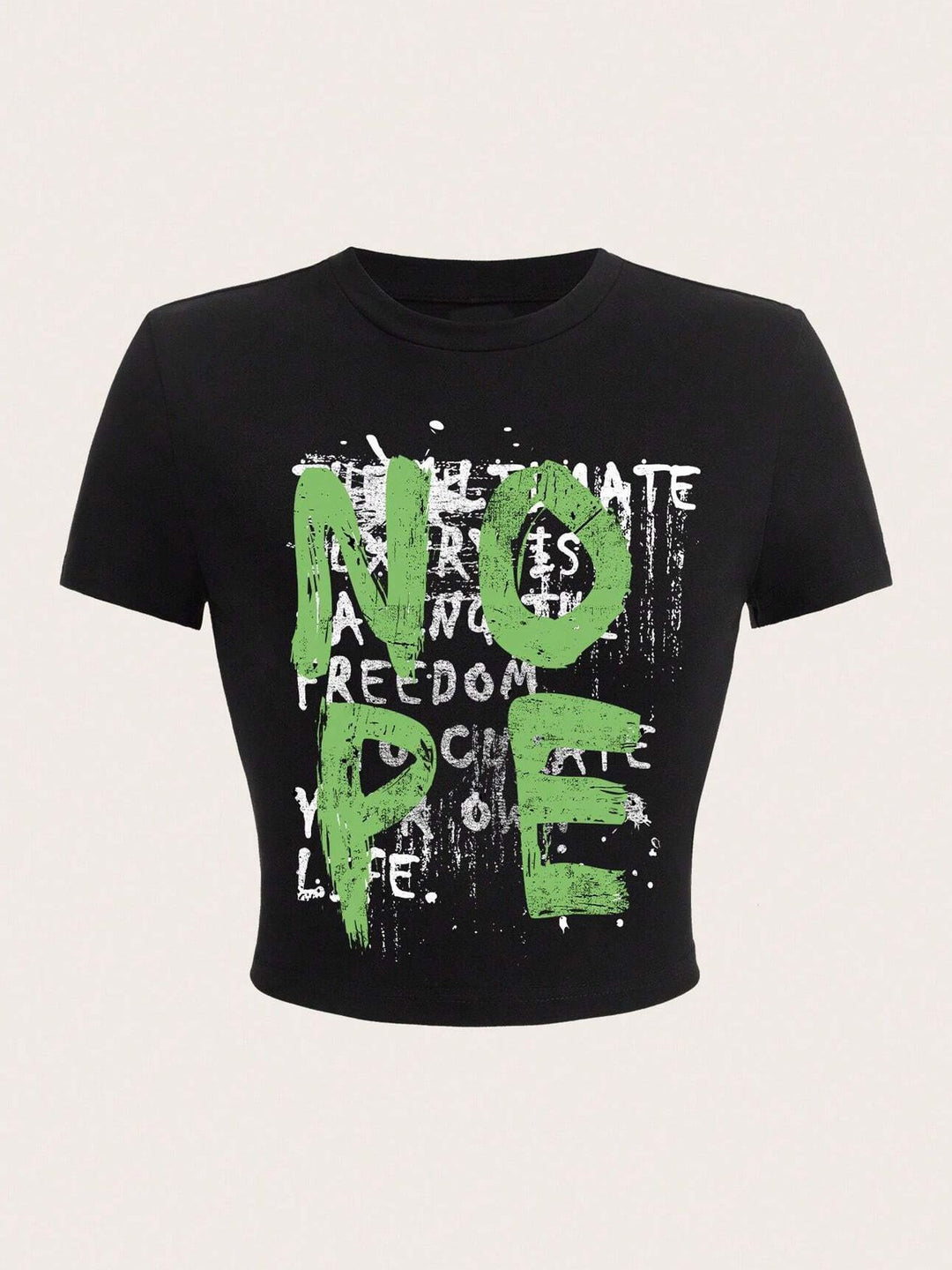 Dams T-shirt med glittrande diskokula-motiv och samtida slinga-detail Mirla-Eva Jonsson