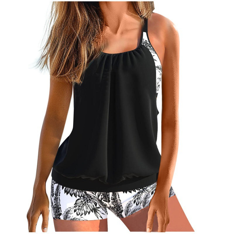 Dams Tankini-set med blommig överdel och bekväma shorts Mirla-Eva Jonsson