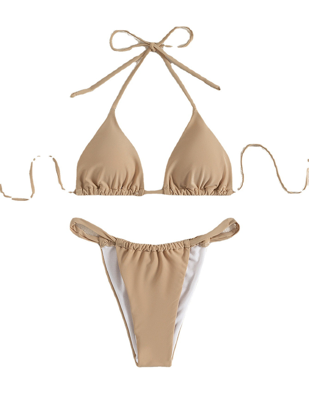 Dams Triangel-Bikini-set med högskurna trosor och justerbara band Mirla-Eva Jonsson