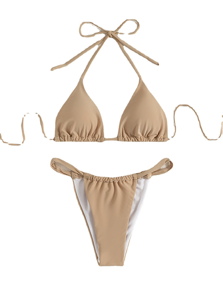 Dams Triangel-Bikini-set med högskurna trosor och justerbara band Mirla-Eva Jonsson