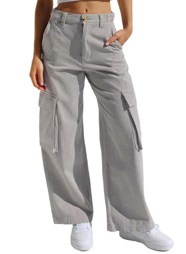 Dams Utility-byxor i Cargo-stil Eva Jonsson-Eva Jonsson