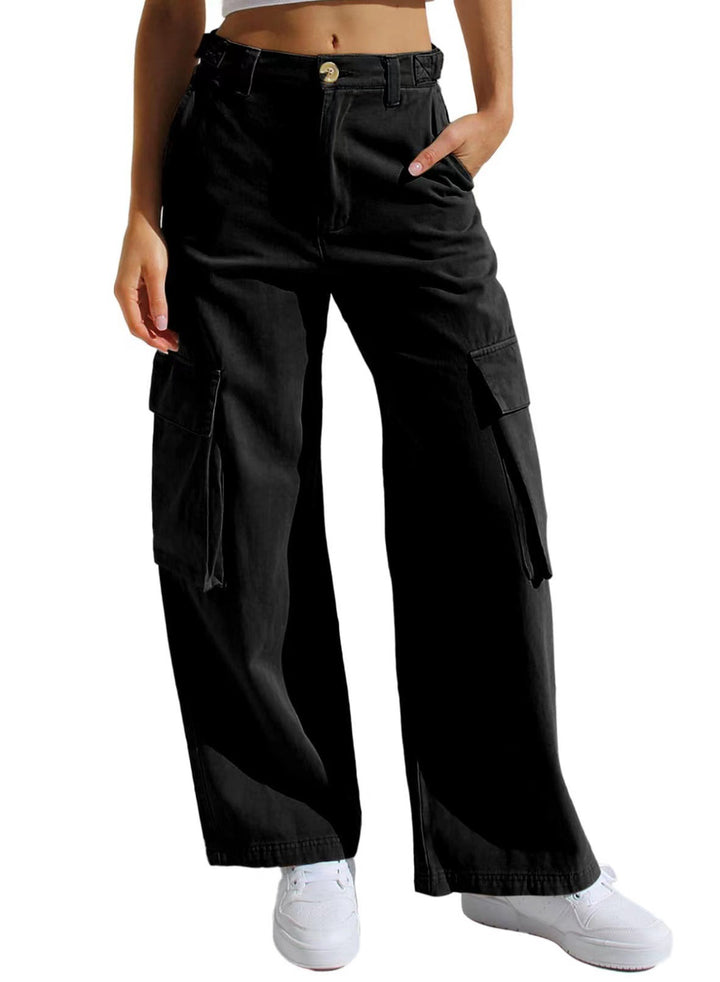 Dams Utility-byxor i Cargo-stil Eva Jonsson-Eva Jonsson