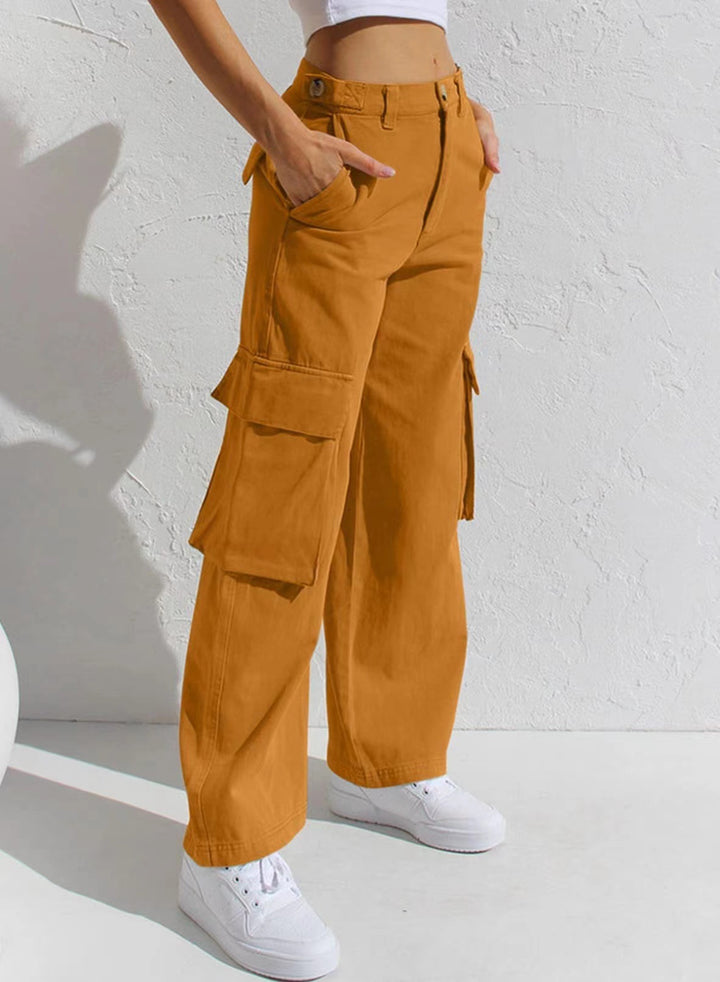 Dams Utility-byxor i Cargo-stil Eva Jonsson-Eva Jonsson