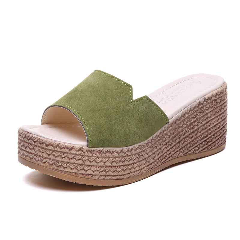 Dams Wedge-sandaler med modernt korsdesign och halkfri sula Mirla-Eva Jonsson