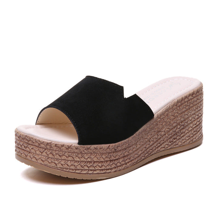 Dams Wedge-sandaler med modernt korsdesign och halkfri sula Mirla-Eva Jonsson