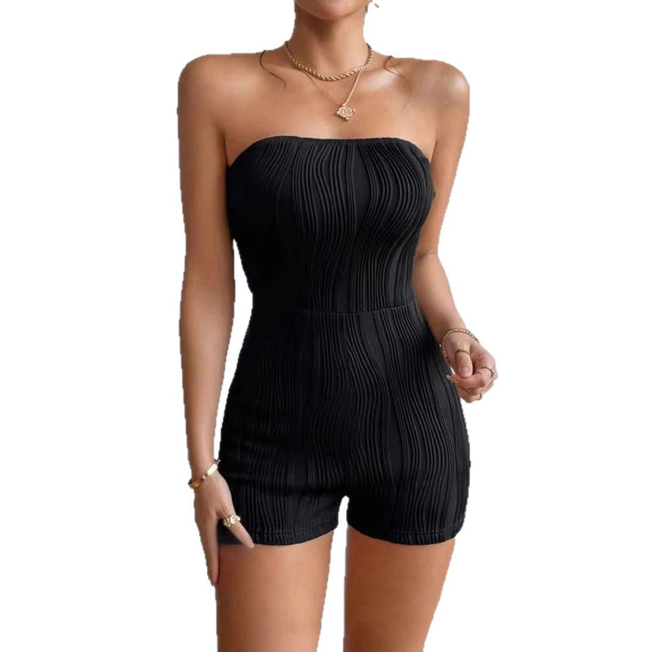 Dams ärmlös jumpsuit med strukturerad design och figurnära passform Mirla-Eva Jonsson