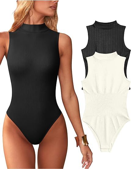 Dams bodysuit med elegant ståkrage och strukturerad yta Mirla-Eva Jonsson