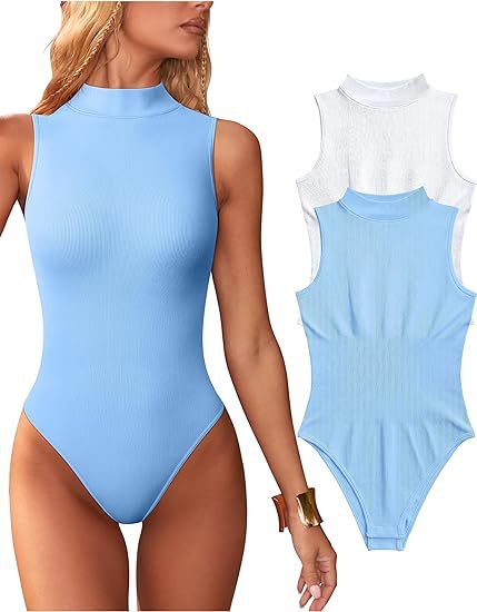 Dams bodysuit med elegant ståkrage och strukturerad yta Mirla-Eva Jonsson