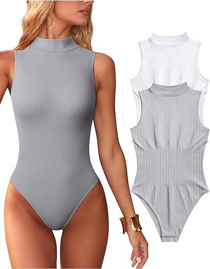 Dams bodysuit med elegant ståkrage och strukturerad yta Mirla-Eva Jonsson