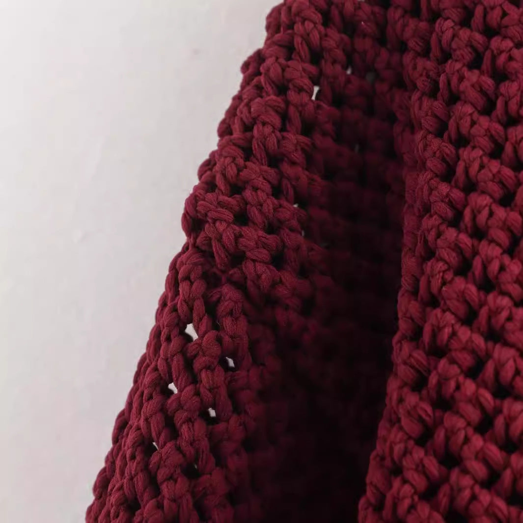 Dams cardigan med texturerat tyg och metallknappar Mirla-Eva Jonsson