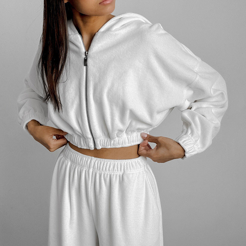 Dams casual hoodie med hög midja och vida byxor Mirla-Eva Jonsson
