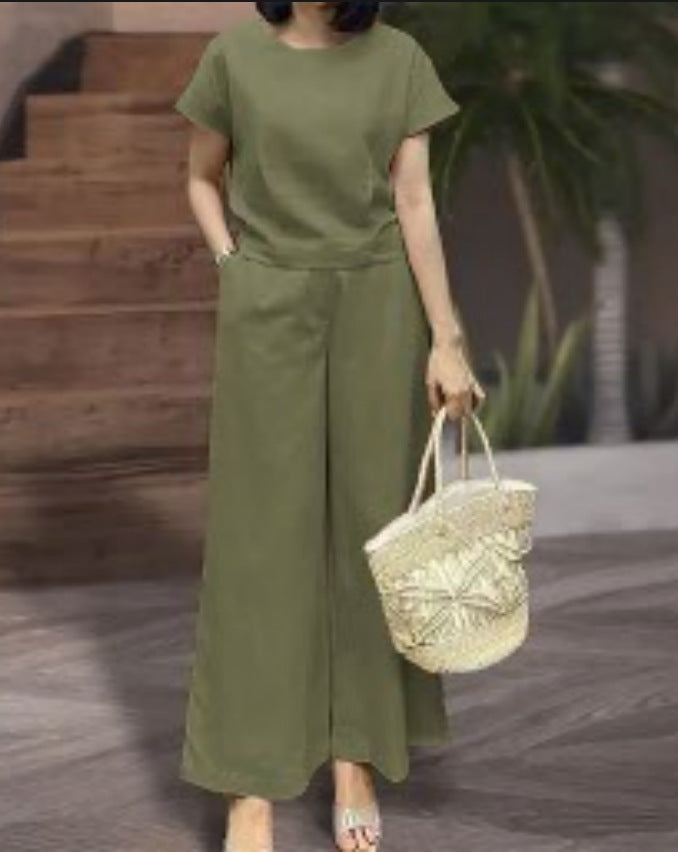 Dams casual set med bred passform Mirla-Eva Jonsson