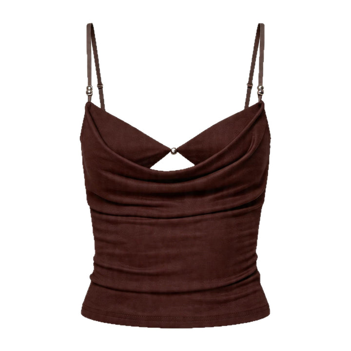 Dams decorative spaghetti strap top with fashionable neckline Mirla-Eva Jonsson