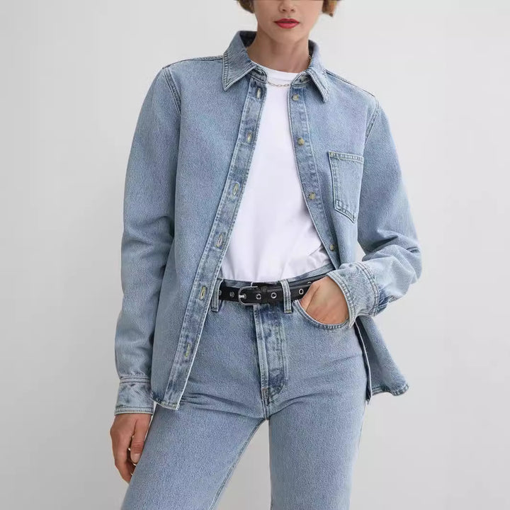 Dam's denim shirt in a relaxed cut Mirla-Eva Jonsson