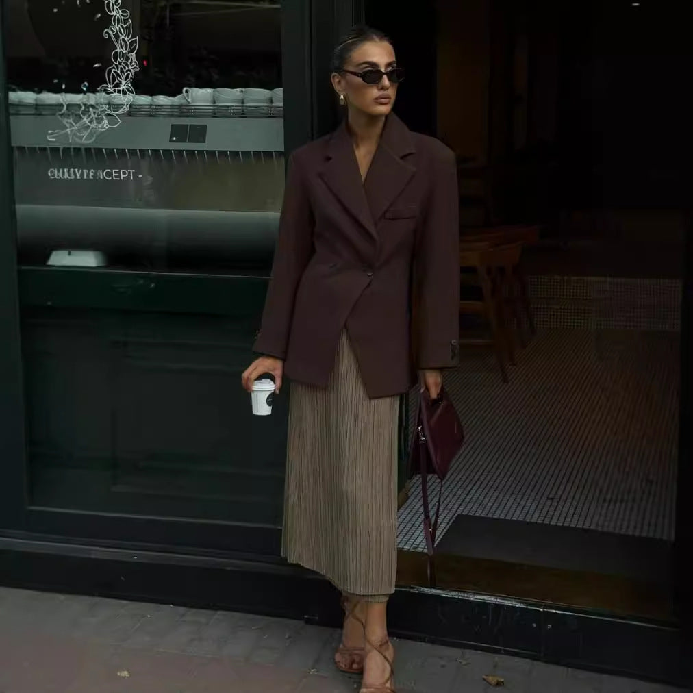 Dams elegant blazerjacka i klassisk snitt Mirla-Eva Jonsson