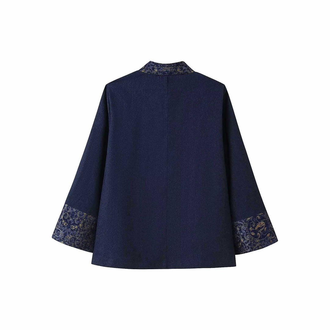 Dams elegant jacka med fin broderi Eva Jonsson-Eva Jonsson