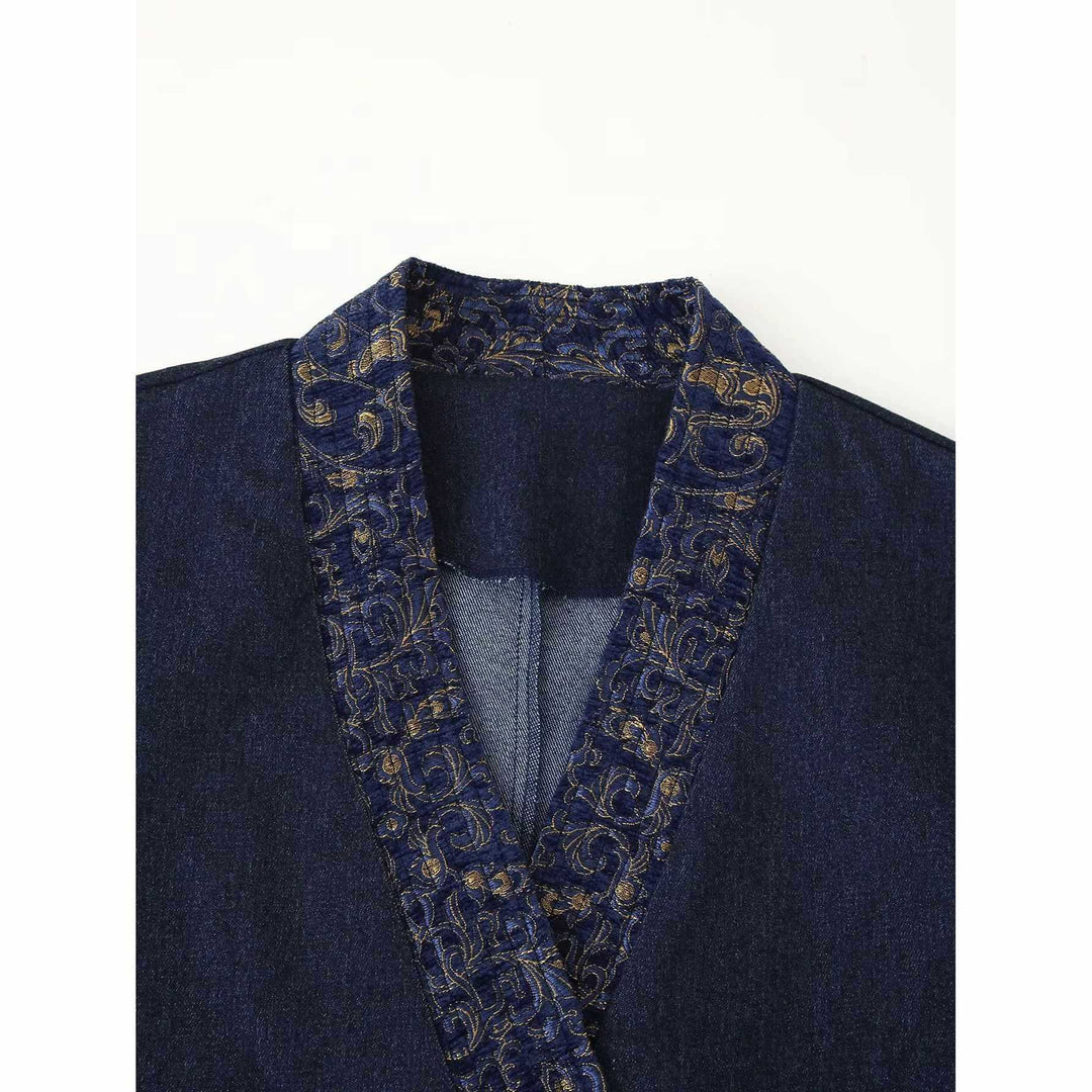 Dams elegant jacka med fin broderi Eva Jonsson-Eva Jonsson