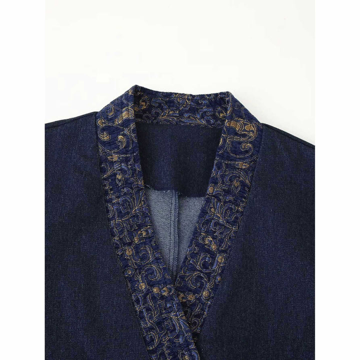 Dams elegant jacka med fin broderi Eva Jonsson-Eva Jonsson