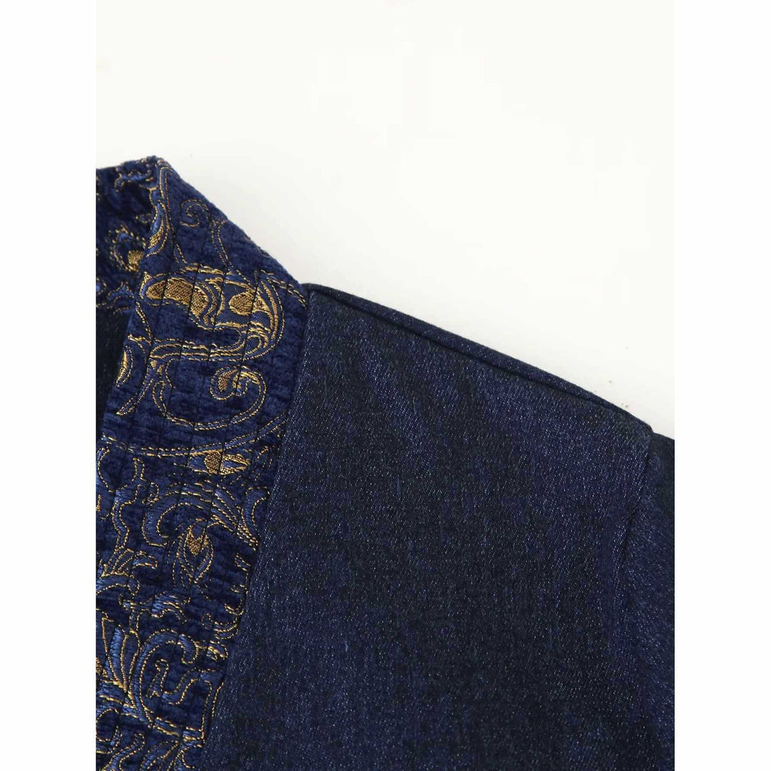 Dams elegant jacka med fin broderi Eva Jonsson-Eva Jonsson