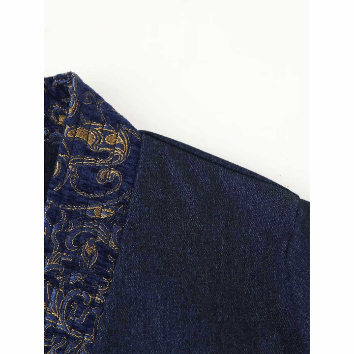 Dams elegant jacka med fin broderi Eva Jonsson-Eva Jonsson