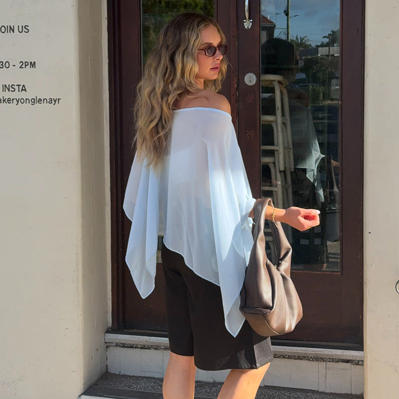 Dams elegant transparent överjacka Mirla-Eva Jonsson