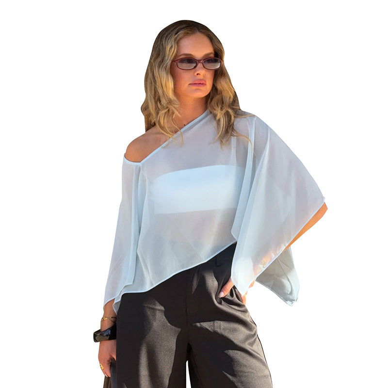 Dams elegant transparent överjacka Mirla-Eva Jonsson