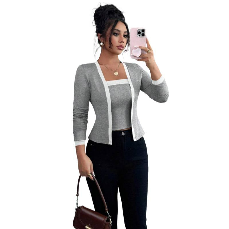 Dams fashion jacket with slim fit and elegant button placket Mirla-Eva Jonsson