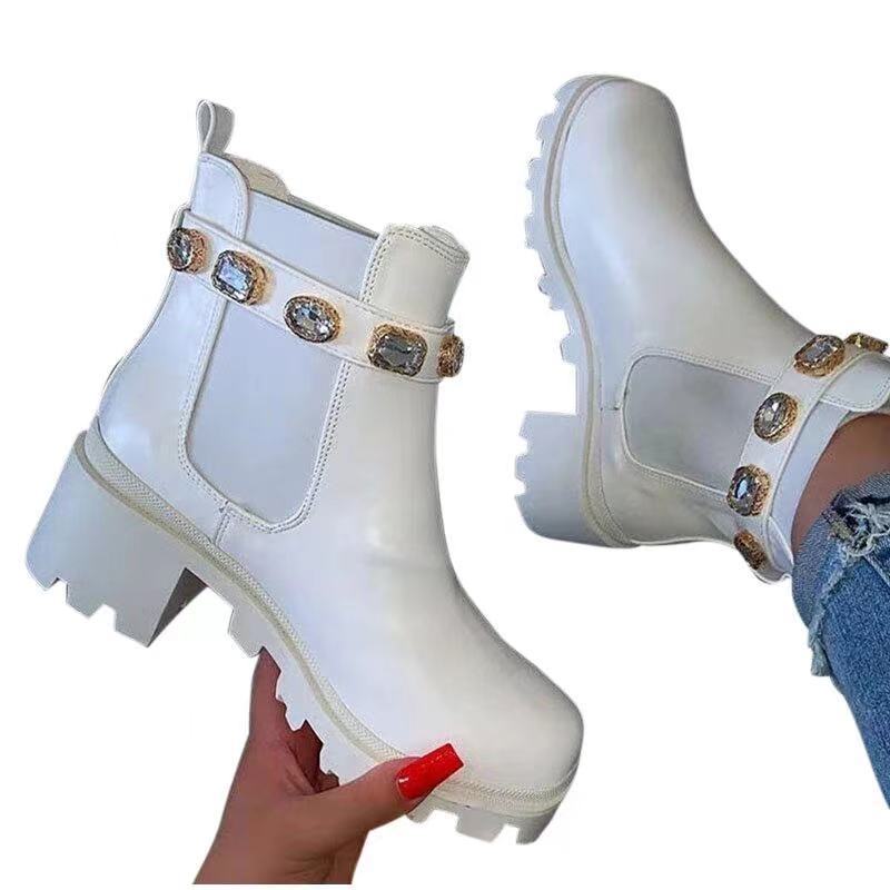 Dams fashionabla Chelseaboots med glittrande detaljer Mirla-Eva Jonsson
