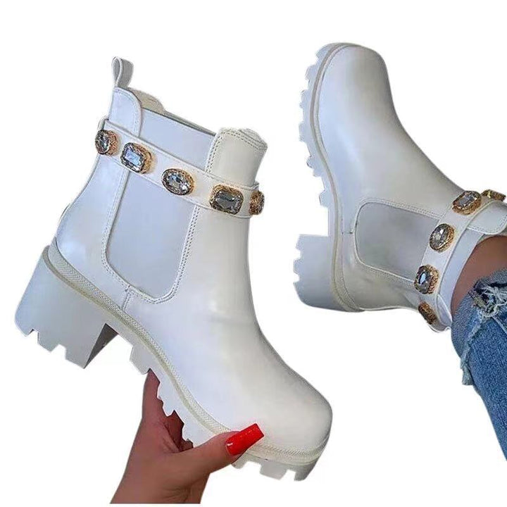 Dams fashionabla Chelseaboots med glittrande detaljer Mirla-Eva Jonsson