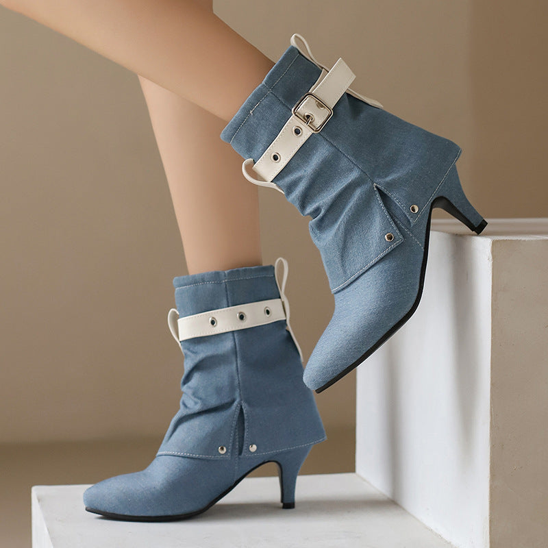Dams fashionable ankle boots with elegant strap Mirla-Eva Jonsson