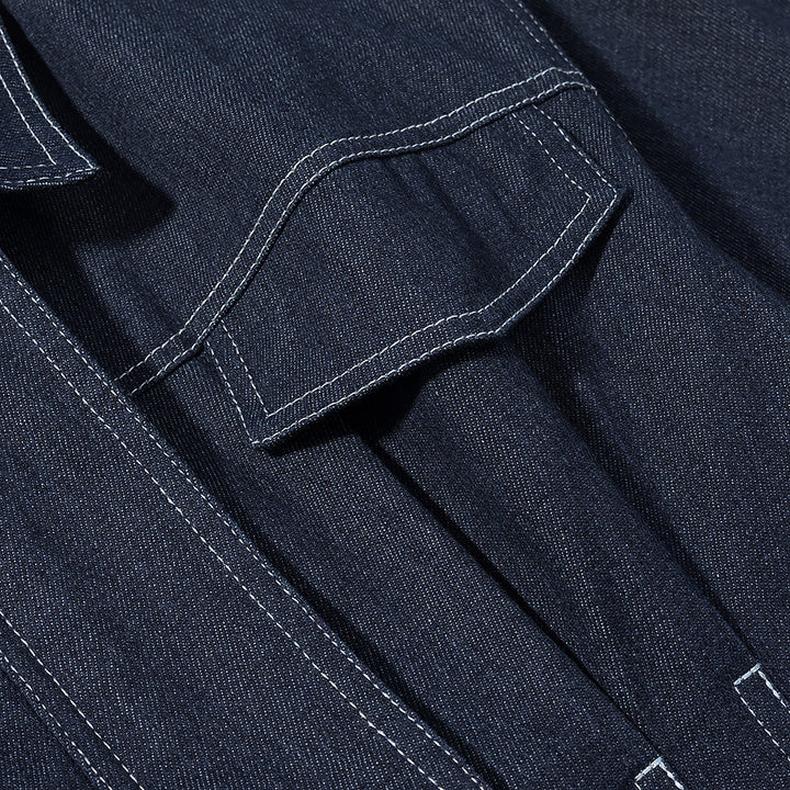 Dams fashionable denim jacket with practical pockets and casual cut Mirla-Eva Jonsson